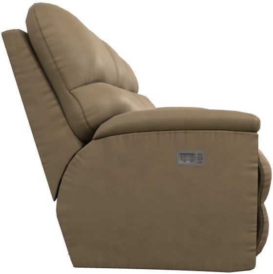La-Z-Boy® Trouper Silt Power Reclining Sofa with Headrest and Lumbar-3