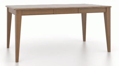 Canadel Customizable Gourmet 64" VE Base Dining Table with One Leaf -0
