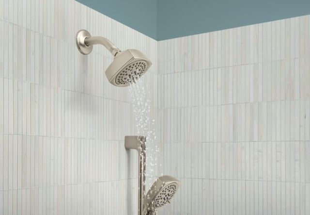 Peerless Ezra® Brushed Nickel Tub and Shower Trim Kit -2
