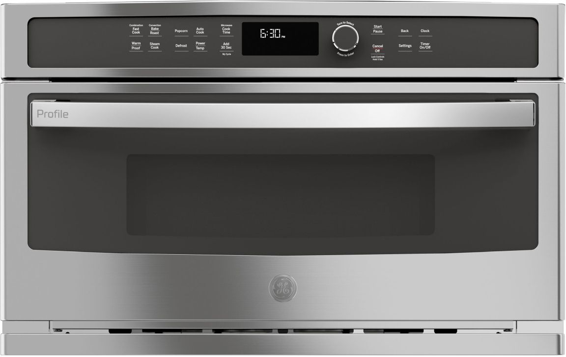 GE Profile™ 1.7 Cu. Ft. Stainless Steel Built In Microwave/Convection