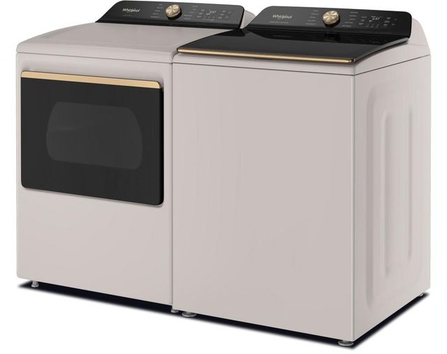 Whirlpool® Fresh Linen Top Load Washer & Electric Dryer Laundry Pair-3