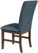 Elements International Santa Barbara Denim Blue/Walnut Dining Chair-4