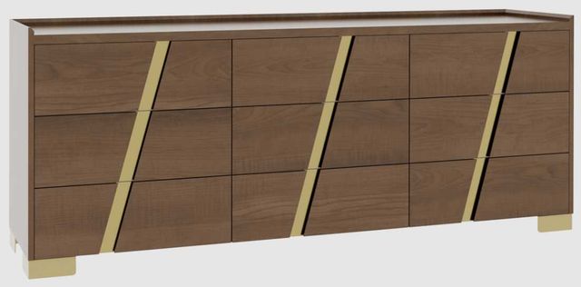 Country View Woodworking Verrado 81" Metal Legs Dresser-0