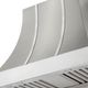 AGA Cascade 36" Stainless Steel Wall Mounted Range Hood with Polished Chrome Trim-1