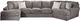 Jackson Furniture Mammoth 3-Piece Smoke Sectional Sofa-0