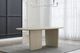 Modus Furniture Liv White Sand Oval Dining Table-1