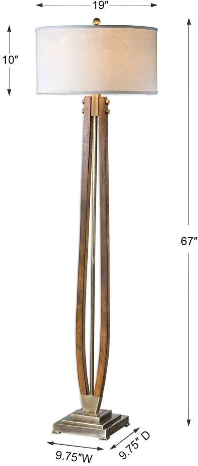 Uttermost® Boydton Burnished Honey Floor Lamp-2