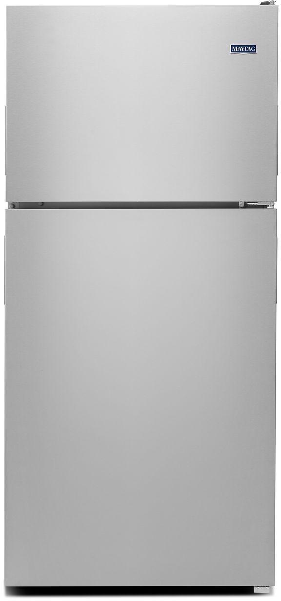 Maytag® 33 in. 20.5 Cu. Ft. Fingerprint Resistant Stainless Steel Top Freezer Refrigerator-0