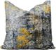 Harp & Finial® Aura Blue/Yellow Pillow-0