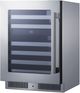 Summit® 24" Stainless Steel Built-In Wine Cooler-1