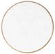 Fairfield® Libby Langdon Rogers White Chairside Table with Champagne Base-4