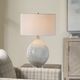 Uttermost® Clary Gray/White Table Lamp-1