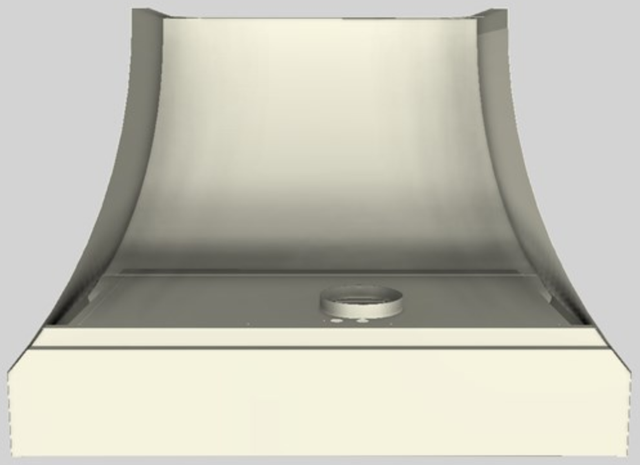 Vent-A-Hood® Designer Series 42" Biscuit Wall Mounted Range Hood-2