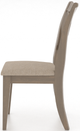Canadel Gourmet Weathered Gray Washed Side Chair-2