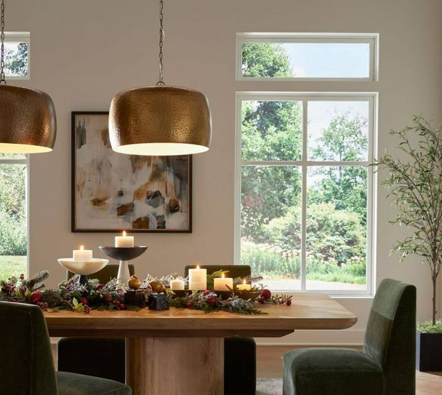 Uttermost® Lemont Antique Brass Pendant-1