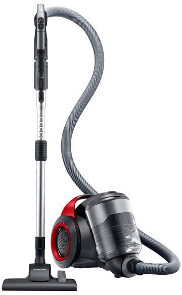 Samsung VC-F700G Motion Sync Bagless Canister Vacuum-Vitality Red-0