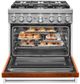 KitchenAid® 36" Scorched Orange Pro Style Dual Fuel Range-2