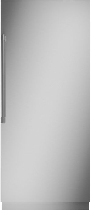Front view of the Monogram® 36 in. 21.2 Cu. Ft. Panel Ready Built In Counter Depth Column Refrigerator