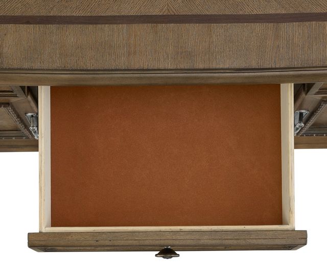 Elements International Madison Park Walnut Server and Hutch-4