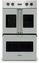 Viking® 7 Series 30" Arctic Grey Professional Built In Double Electric French Door Wall Oven-0