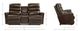 La-Z-Boy® Liam Pebble Leather Manual Wall Reclining Loveseat with Console-3