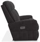 La-Z-Boy® Finley Chocolate Leather Power Wall Reclining Loveseat with Headrest and Lumbar-2