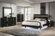 Furniture of America® Lillestrom Black/Gold King Bed-4