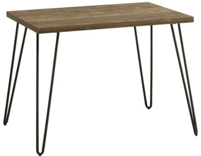 Bernards Rustic Oak Writing Desk-0