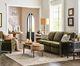 Best® Home Furnishings Customizable Weston Coll. Fabric Manual Reclining Sofa with Dark Walnut Legs-3