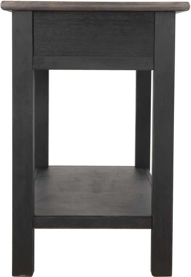 Signature Design by Ashley® Tyler Creek Grayish Brown Sofa Table with Black Base-3
