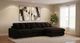Coaster® Blaine 3-Piece Chocolate Brown L-Shaped Sectional with Chaise-1