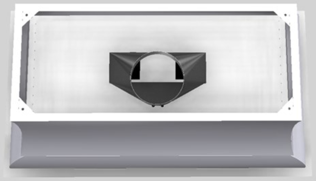 Vent-A-Hood® Designer Series 54" White Island Range Hood-1