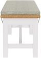 Riverside Furniture Rosalie Brown/Gray/White Caps 50" Dining Bench-2