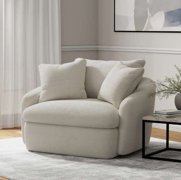 Parker House® Boomer Utopia Sand Swivel Chair-1