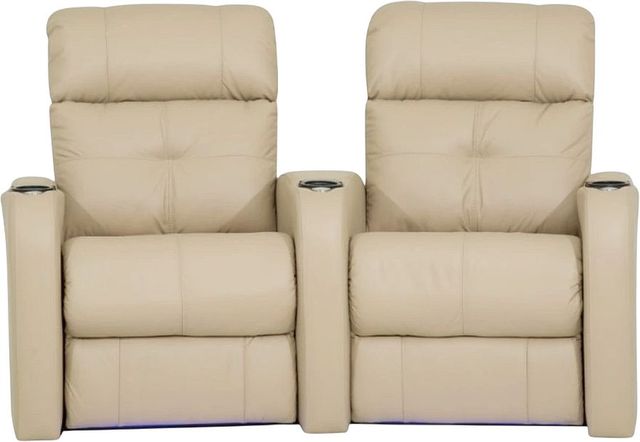 Palliser® Furniture Customizable Audio 2-Piece Power Reclining Theater Seating with Wedge Arm-1