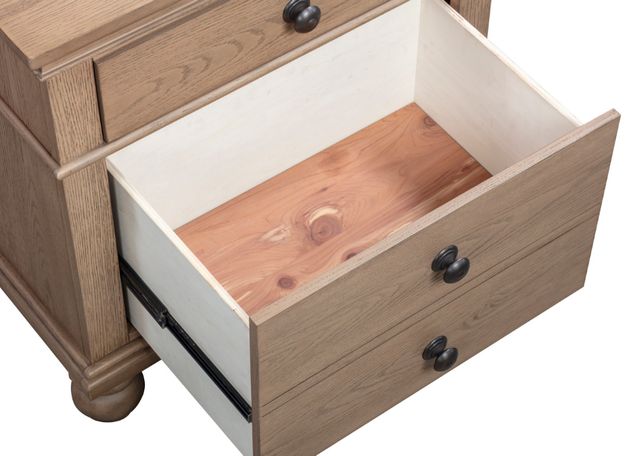 aspenhome® Oxford Tan 2-Drawer Nightstand-3