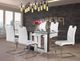Mazin Furniture Glissand White Side Dining Chair-3