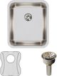 Elkay Lustertone® Classic 3-Piece Lustrous Satin 16" x 18-1/2" x 7-7/8" Single Bowl Undermount Sink Set with Perfect Drain®-1