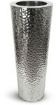 Le Present Martello Moderna Hammered Metal 36" Planter-0