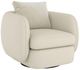 Caracole® Lumi Ivory Swivel Chair-0