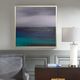 Olliix by Madison Park Blue Seascape Blue Heavy Brush Gel Coat With Silver Framed-4