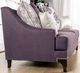 Furniture of America® Sisseton Light Purple Sofa and Loveseat Set-3