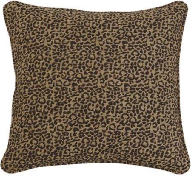HiEnd Accents Adrienne Leopard Polyester 27"x27" Euro Sham-0
