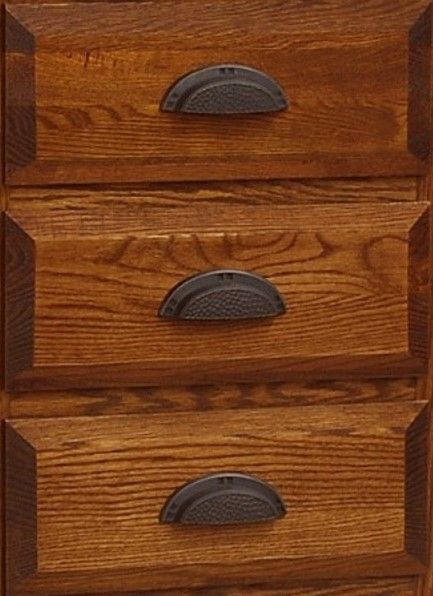 Wolfcraft Furniture Summit Brown 3-Drawer Short Nightstand-2