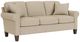 Flexsteel® Moxy Fossil Sofa with Curved Sock Arms-0
