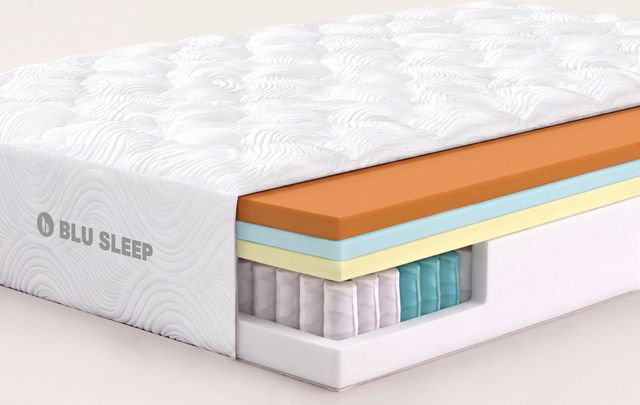 Blu Sleep Vitality Flex 12" Hybrid Medium Plush Tight Top Twin Mattress in a Box-4