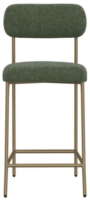 International Furniture Direct Seating Gold/Olive 43" Bar Stool-2