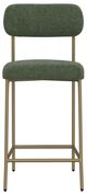 International Furniture Direct Seating Gold/Olive 43" Bar Stool-2