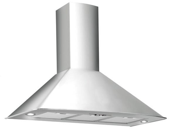Falmec Potenza Collection 36" Scotch Brite Stainless Steel Afrodite Wall Range Hood-0