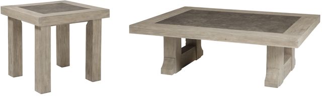 Signature Design by Ashley® Hennington 2-Piece Light Brown Living Room Table Set-0